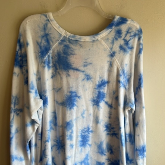 French Terry FRIENDS graphic tee blue white 14/16 - Picture 11 of 15